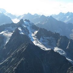 Flugwegposition um 14:26:03: Aufgenommen in der Nähe von Département Hautes-Alpes, Frankreich in 3642 Meter